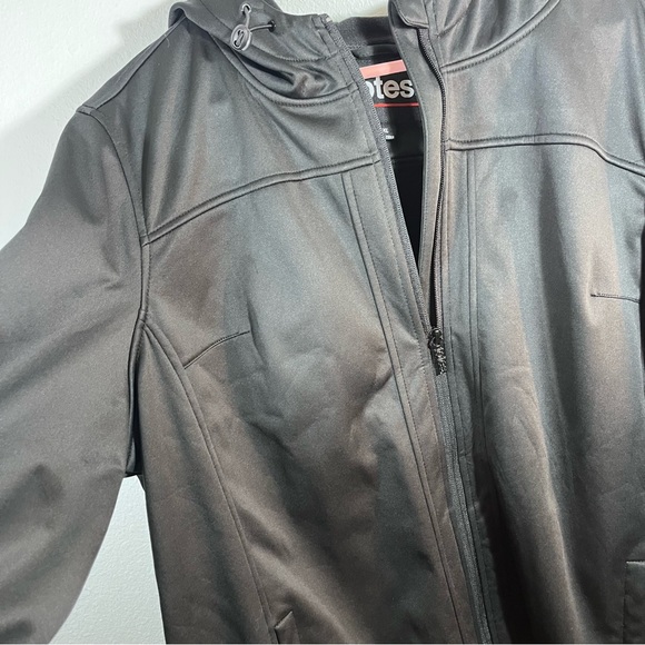 Totes Black Hooded Raincoat for Women size 2XL - Picture 4 of 11